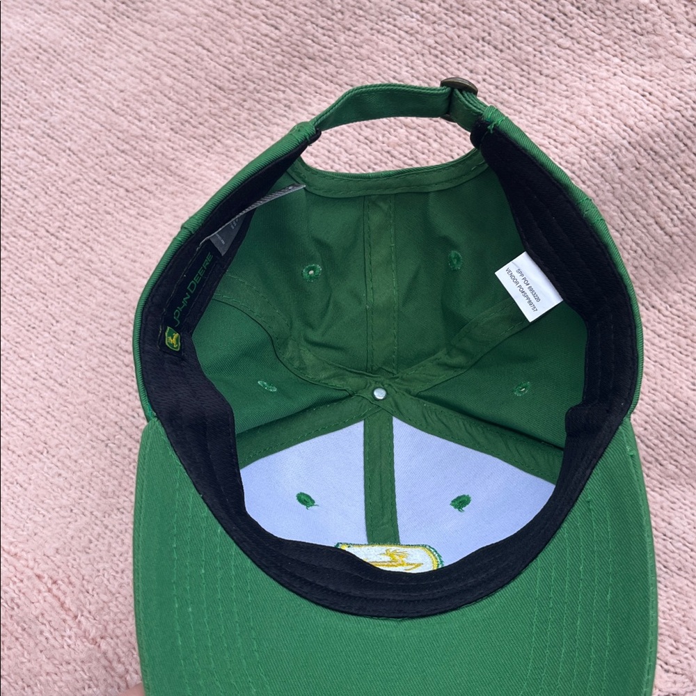John Deere Green Cap with Yellow Logo - Picture 3 of 4